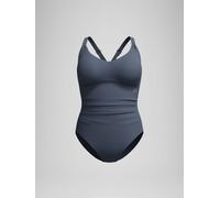 Speedo Speedo Grey Womens Shaping V-Neck Swimsuit