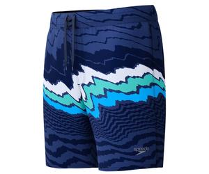 Speedo stripe flex boardshort navy/white l - uk36