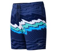 Speedo stripe flex boardshort navy/white xs - uk30