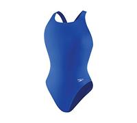 Speedo Swimsuit One Piece Powerflex Super Pro Solid Adult Maillot de Bain Femme, Saphir, 48