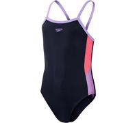 Speedo Thinstrap Muscleback Swimsuit Juniors Marine/Violet 13 (TG) Female