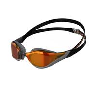 Speedo – Lunettes de natation Fastskin Pure Focus, unisexe, anti-buée, antifuite, Noir/Rouge, unique