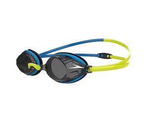 Speedo Unisex Vengeance Swimming Goggles | Competitive | Training, Green/Blue, One Size