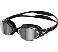 Speedo Lunettes de natation Biofuse 2.0 Verre à effet miroir gris Noir/Rouge