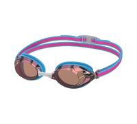 Speedo Vanquisher 3.0 Mirror Lunettes de plongée pour Mixte Enfant, Picton Blue/Vermillion/Gold Mirror, One Size