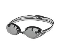 Speedo Vanquisher 3.0 Mirrored Lunettes de plongée pour Mixte Adulte, Black/Smoke/Silver Mirror, One Size