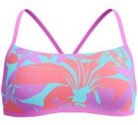 Speedo womens allover digital cross back top - multi s - uk32