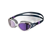 Speedo Women's Biofuse 2.0 Swimming Goggles | Female Design | Patented Adjust Mechanism | Anti-Fog | Anti-Leak | Comfort Fit, White/True Navy/Sweet Purple/Flash Purple, One Size