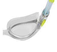 Speedo Women's Biofuse 2.0 Swimming Goggles | Female Design | Patented Adjust Mechanism | Anti-Fog | Anti-Leak | Comfort Fit, Clear/White/Marine Blue/Clear, One Size