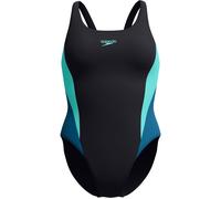 Speedo Women's Color Block One Piece Swimsuit Verre Arctique Taille unique Female