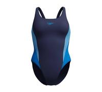 Speedo Women's Colourblock 2.0 Swimsuit Swimming Costume Blue 34 Blue