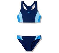 Speedo - Women's Colourblock Splice 2 Piece 2.0 - Bikini - 44 - peacoat / glacier blue / moonlight lavender