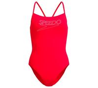 Speedo - Women's Endurance+ Logo Thin Strap One Piece - Maillot de bain - 48 - high risk red