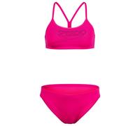 Speedo - Women's Endurance+ Logo Thin Strap Two Piece - Bikini - 34 - margarita pink