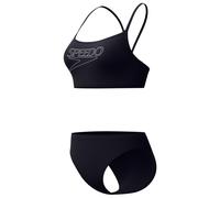 Speedo - Women's Endurance+ Logo Thin Strap Two Piece - Bikini - 42 - anthracite