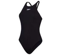 Speedo Maillot de Bain à Dos en V Endurance+, Coupe Athlétique, Natation Fitness Maillot de Bain pour Femme, Noir, 34