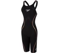 Speedo Women's Fastskin Intent Closed Back Boyleg Swimsuit Noir/Or 6 (2XS) Female