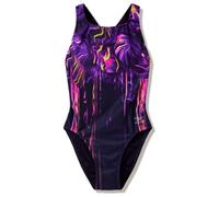 Speedo - Women's Female Placement Printed Powerback - Maillot de bain - 42 - midnight jungle / black