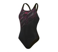 Speedo Womens Hyperboom Placement Muscleback Noir/Rose/Chrc 6 (2XS) Female