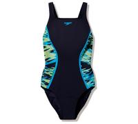 Speedo - Women's Hyperboom Splice Muscleback One Piece - Maillot de bain - 42 - anthracite / hyper teal