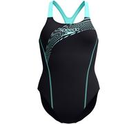 Speedo Women's Logo One Piece Swimsuit Verre Arctique Taille unique Female