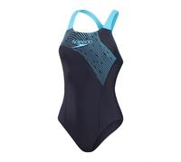 Speedo Womens Medley Logo 1 Piece Marine 10 (S) Female
