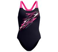 Speedo - Women's Medley Logo Medalist One Piece - Maillot de bain - 36 - anthracite/margarita pink