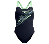 Speedo - Women's Medley Logo Medalist One Piece - Maillot de bain - 40 - anthracite/pale clover
