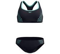 Speedo - Women's Placement 2 Piece - Bikini - 38 - arctic glass