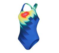 Speedo Womens Placement Digital Powerback Cobalt/H Vert 32 Female