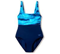Speedo - Women's Print Contour Eclipse One Piece - Maillot de bain - 40 - peacoat / moonlight lavender / night watch