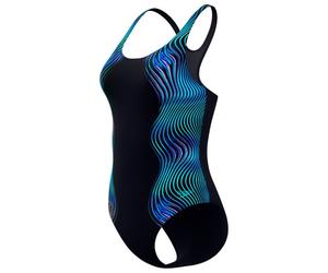 Speedo - Women's Print Medalist One Piece - Maillot de bain - 36 - anthracite
