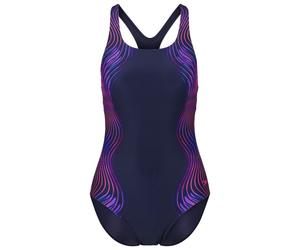 Speedo - Women's Print Medalist One Piece - Maillot de bain - 38 - peacoat