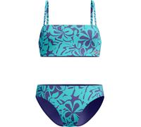 Speedo Womens Printed Adjustable Thinstrap 2 Piece Hapuna Blue 30 Female