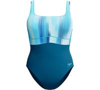 Speedo Womens Shaping Contoureclipse Printed 1 Pc Teal foncé 32 Female