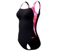 Speedo - Women's Shaping LunaLustre Printed 1 Piece - Maillot de bain - 38 - anthracite / ruby