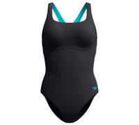 Speedo - Women's Solid Flex Band One Piece - Maillot de bain - 38 - anthracite/mayan blue