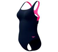 Speedo - Women's Solid Flex Band One Piece - Maillot de bain - 44 - peacoat/margarita pink