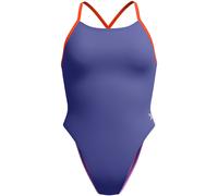 Speedo womens solid tie back hapuna blue xl - uk38