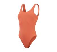 Speedo - Women's Textured Deep U-Back - Maillot de bain - 46 - brown / orange