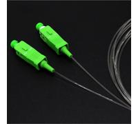 Speedoptic - Câble Fibre Optique Transparent Invisible - Orange SFR Bouygues - SC/APC vers SC/APC - Rallonge Jarretiere (2 mètres)