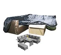 Speedwellstar Housse Imperméable Canapé d’Angle Jardin 280x106x204 cm