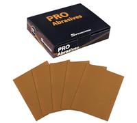 SPEEDWOX 1/4 feuille feuille de papier de verre 25PCS Premium Sand Paper 320 feuilles de ponçage de grain 5.5" x 4.5" papier de ponçage pour bois métal automobile meubles bois Clip-On, blocs de