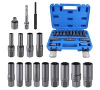 SPEEDWOX 16 Pcs ensemble d’extracteur de boulon profond en spirale décapant ensemble d’extracteur d’écrou décapant d’écrou décapant d’écrou décapant d’écrou décapant pour boulons, écrous, goujons