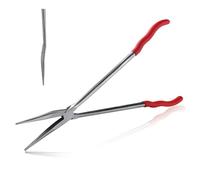 SPEEDWOX 16 pouces 20 degrés Extra longue aiguille pince nez pince nez incurvée Angle longue aiguille pince nez longue pince nez longue portée outil longue portée pince longue aiguille coudé pince nez