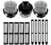 SPEEDWOX 246385 246384 287032 Ensemble de filtres pour pulvérisateur sans air Compatible avec Graco 190ES 295ST Pièces de Peinture pour pulvérisateur sans air Pompe Filtre à Tube Interne (3+5+5)