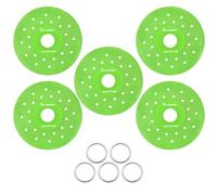 SPEEDWOX 5Pcs 4 pouces disque de broyage de dalle de roche disque de coupe de verre pour meuleuse d’angle lame épandue poreuse ultra-fine pour dalle de roche, tuile, céramique, marbre et Pierre 1mm
