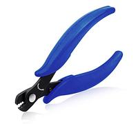 SPEEDWOX Coupe-fil à mémoire de forme avec ressort pour la fabrication de bijoux Pinces à bracelet 14 cm Cisaille de coupe de fil d'acier dur miniature Outil de travail de perlage pour loisirs