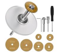 SPEEDWOX coupe-tuyau intérieur pour PVC, ABS, tuyaux en plastique avec 6 lames de scie, disque de Guide et 1/4" tige hexagone - coupe-tuyau intérieur en plastique ABS plomberie coupe-tuyau intérieur