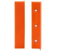 SPEEDWOX Couvre-mâchoires d'étau de 15,2 cm - Coussinets de protection en caoutchouc orange avec aimants puissants pour bois, métal, plastique et tubes